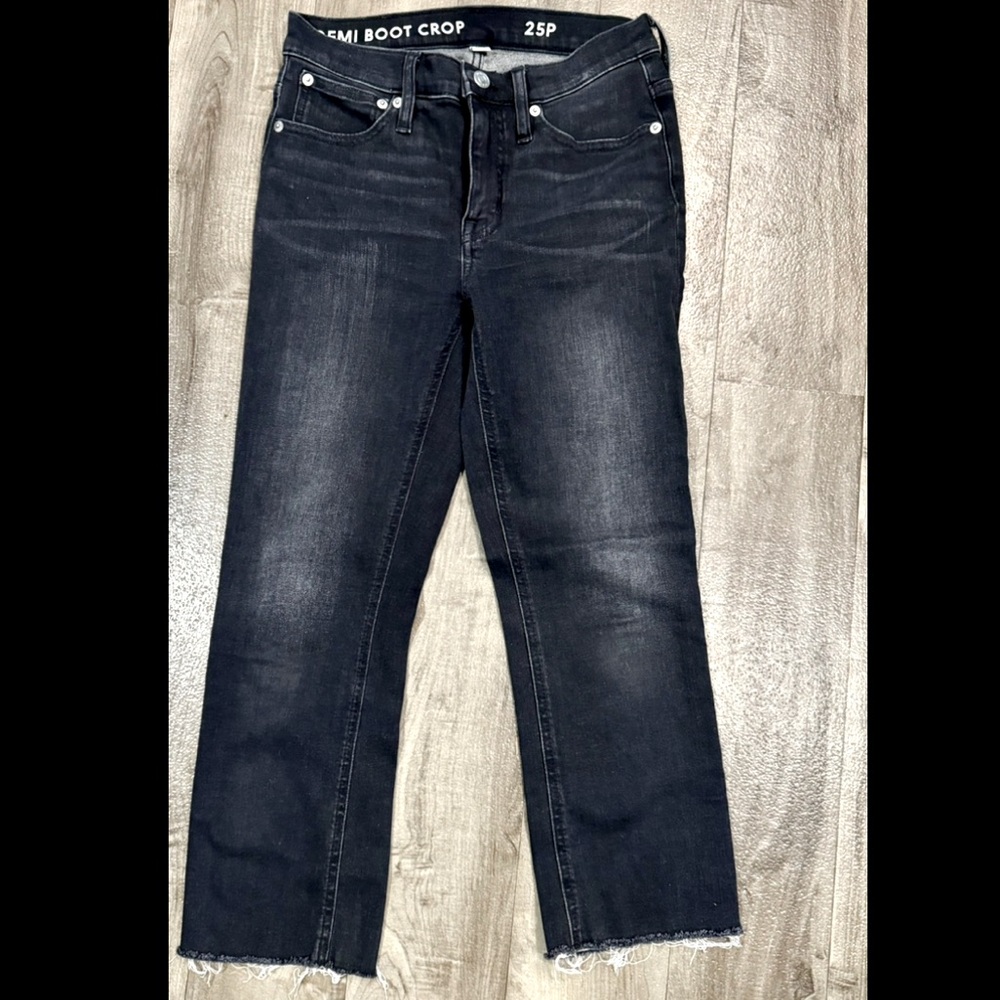 J Crew demo boot crop Jean